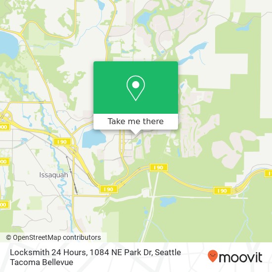 Mapa de Locksmith 24 Hours, 1084 NE Park Dr