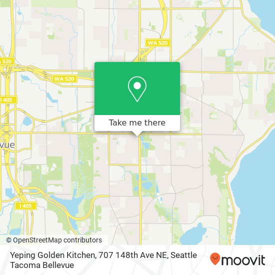 Yeping Golden Kitchen, 707 148th Ave NE map