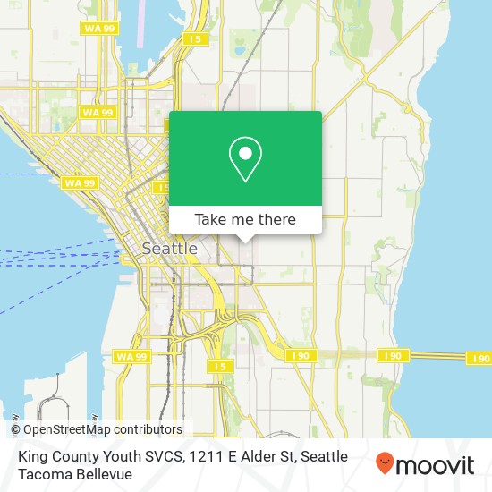 King County Youth SVCS, 1211 E Alder St map