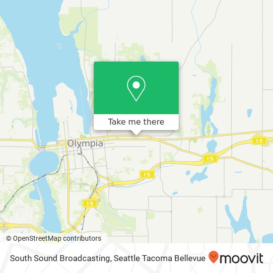 South Sound Broadcasting map