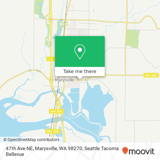 47th Ave NE, Marysville, WA 98270 map