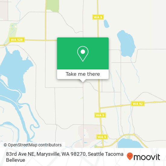 Mapa de 83rd Ave NE, Marysville, WA 98270