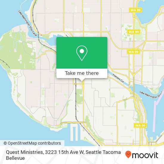 Mapa de Quest Ministries, 3223 15th Ave W