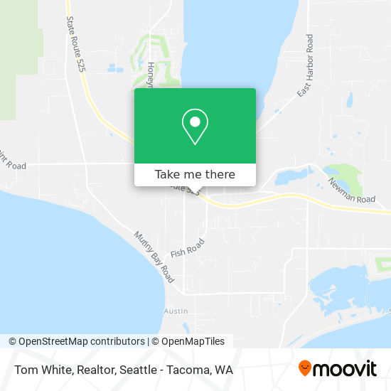 Tom White, Realtor map