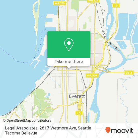 Legal Associates, 2817 Wetmore Ave map