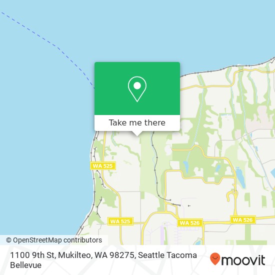 Mapa de 1100 9th St, Mukilteo, WA 98275