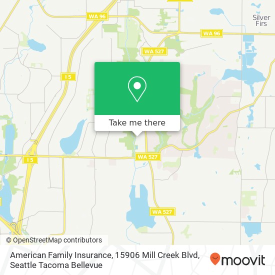 Mapa de American Family Insurance, 15906 Mill Creek Blvd