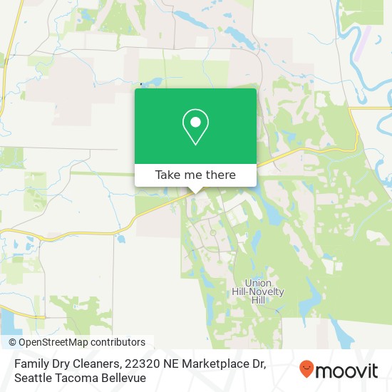 Mapa de Family Dry Cleaners, 22320 NE Marketplace Dr