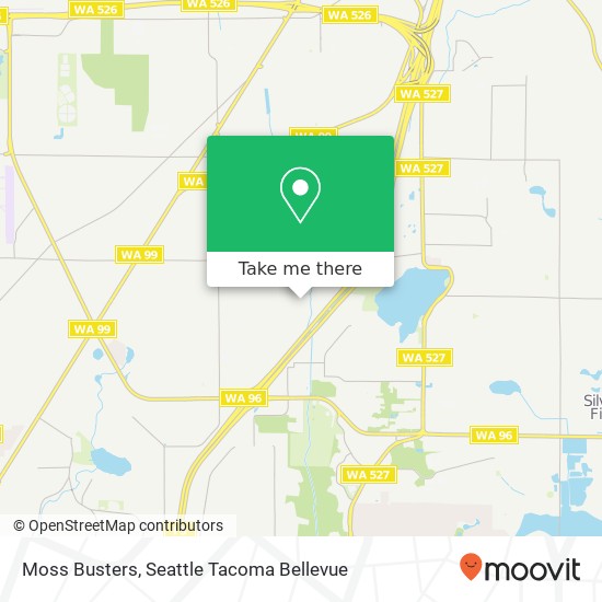 Mapa de Moss Busters, 11620 Silver Way