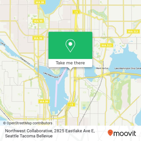 Mapa de Northwest Collaborative, 2825 Eastlake Ave E