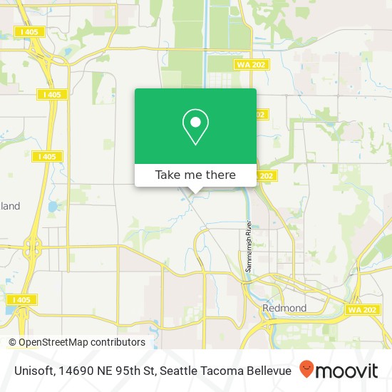 Mapa de Unisoft, 14690 NE 95th St