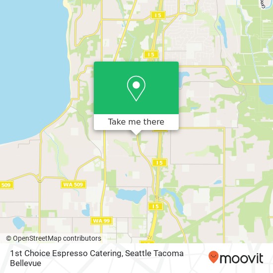 1st Choice Espresso Catering map