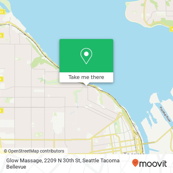 Mapa de Glow Massage, 2209 N 30th St