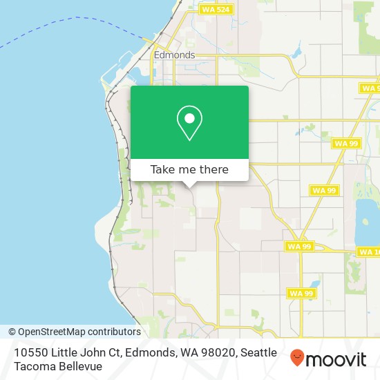 Mapa de 10550 Little John Ct, Edmonds, WA 98020