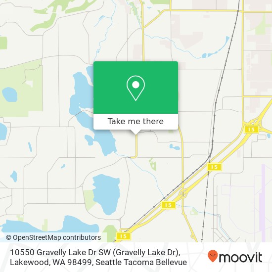 10550 Gravelly Lake Dr SW (Gravelly Lake Dr), Lakewood, WA 98499 map