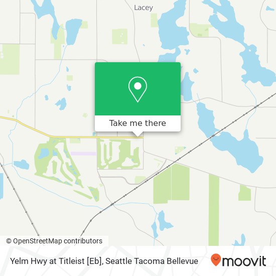Yelm Hwy at Titleist [Eb] map
