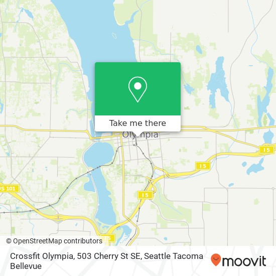 Mapa de Crossfit Olympia, 503 Cherry St SE