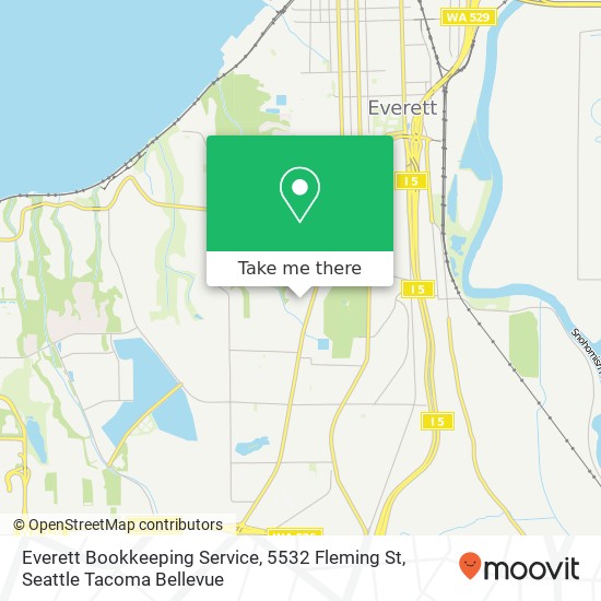 Everett Bookkeeping Service, 5532 Fleming St map