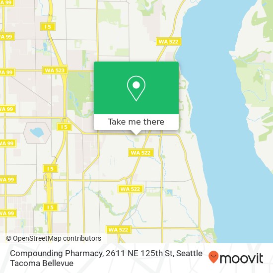 Compounding Pharmacy, 2611 NE 125th St map