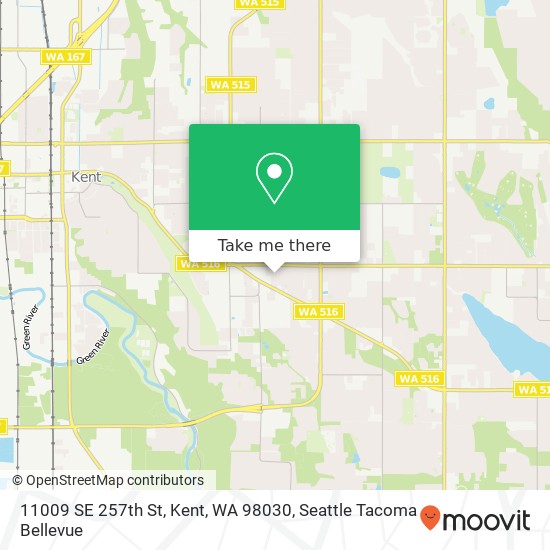 11009 SE 257th St, Kent, WA 98030 map