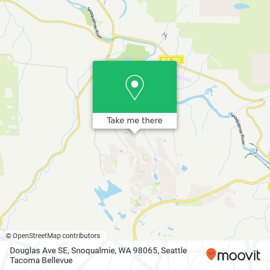 Douglas Ave SE, Snoqualmie, WA 98065 map