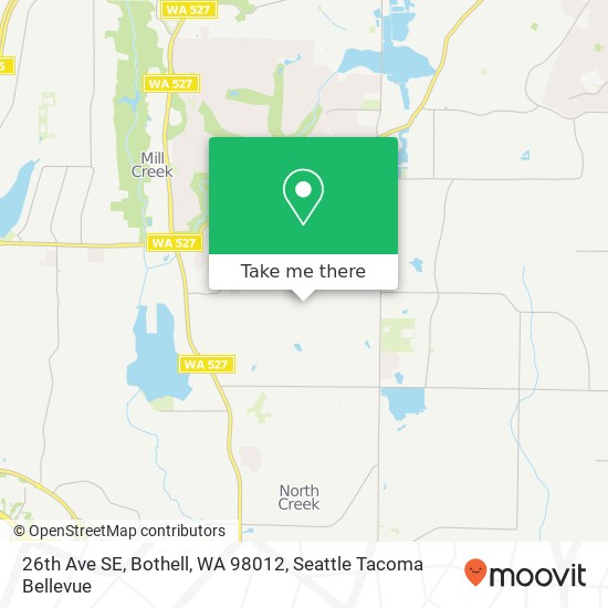 Mapa de 26th Ave SE, Bothell, WA 98012