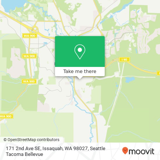 Mapa de 171 2nd Ave SE, Issaquah, WA 98027