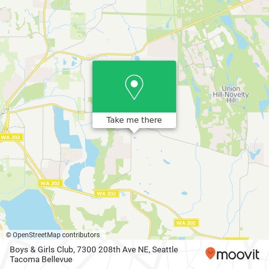 Boys & Girls Club, 7300 208th Ave NE map