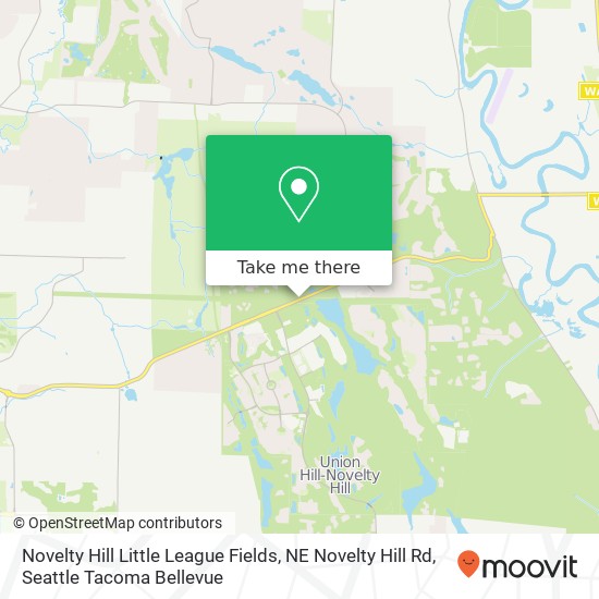 Mapa de Novelty Hill Little League Fields, NE Novelty Hill Rd