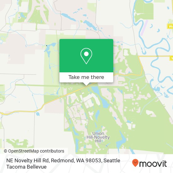 NE Novelty Hill Rd, Redmond, WA 98053 map