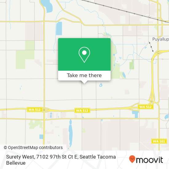 Mapa de Surety West, 7102 97th St Ct E