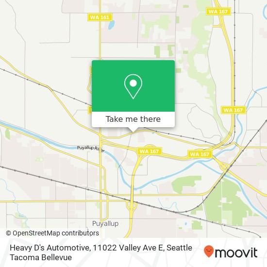 Heavy D's Automotive, 11022 Valley Ave E map