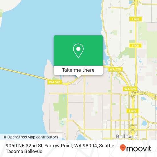 9050 NE 32nd St, Yarrow Point, WA 98004 map