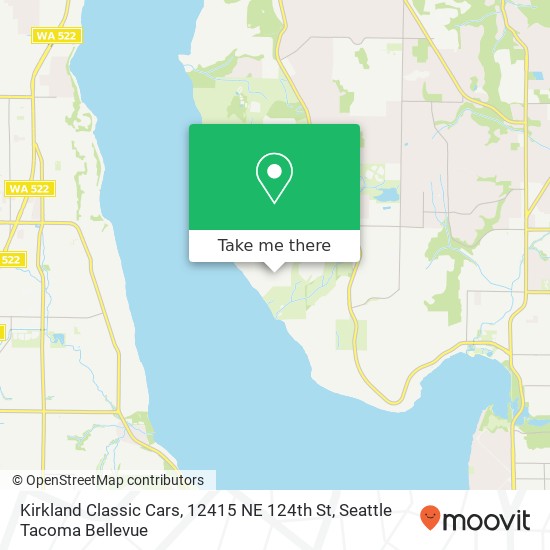 Kirkland Classic Cars, 12415 NE 124th St map