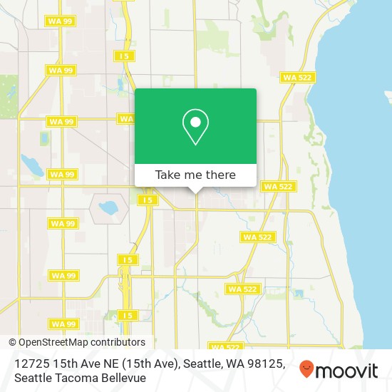 12725 15th Ave NE (15th Ave), Seattle, WA 98125 map