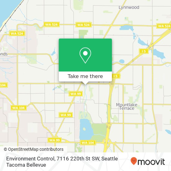 Environment Control, 7116 220th St SW map