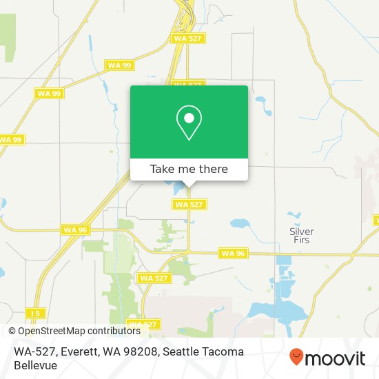 WA-527, Everett, WA 98208 map