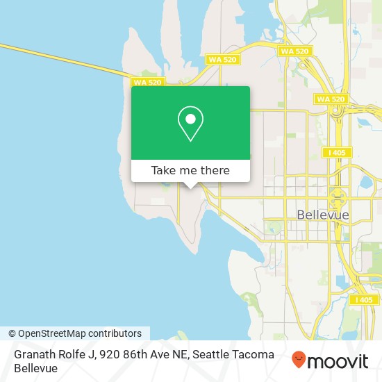 Mapa de Granath Rolfe J, 920 86th Ave NE