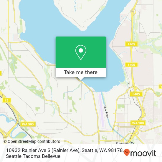 10932 Rainier Ave S (Rainier Ave), Seattle, WA 98178 map