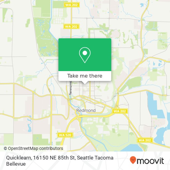 Quicklearn, 16150 NE 85th St map