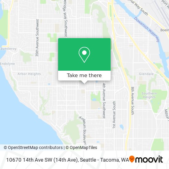 10670 14th Ave SW map