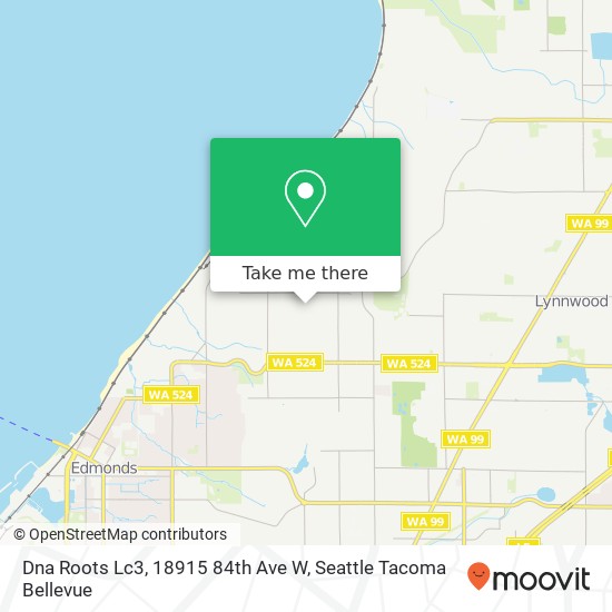 Mapa de Dna Roots Lc3, 18915 84th Ave W