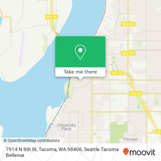 7914 N 9th St, Tacoma, WA 98406 map