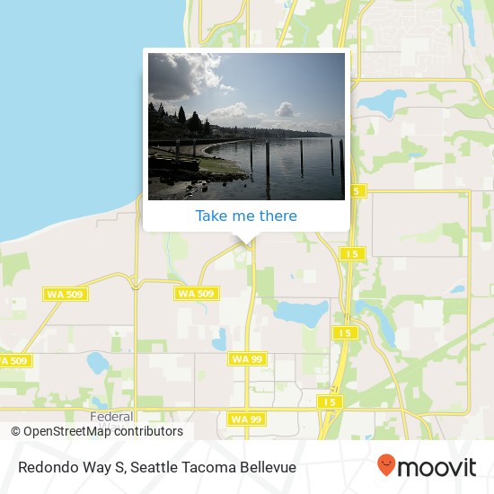 Redondo Way S, Federal Way (AUBURN), WA 98003 map
