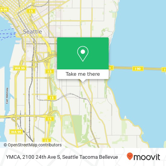 Mapa de YMCA, 2100 24th Ave S