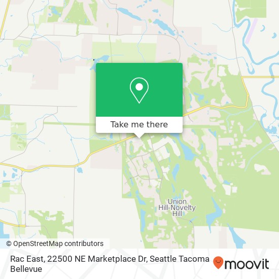 Rac East, 22500 NE Marketplace Dr map