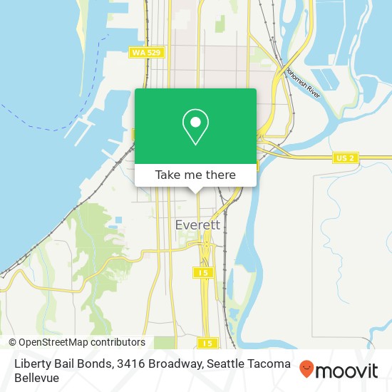 Liberty Bail Bonds, 3416 Broadway map