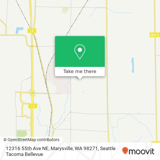 Mapa de 12316 55th Ave NE, Marysville, WA 98271