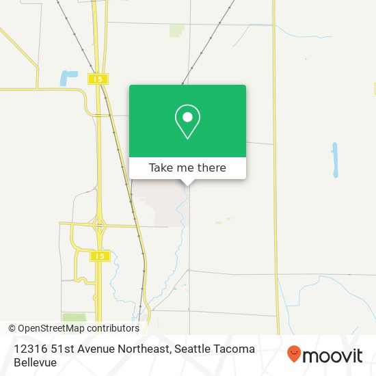 Mapa de 12316 51st Avenue Northeast, 12316 51st Ave NE, Marysville, WA 98271, USA