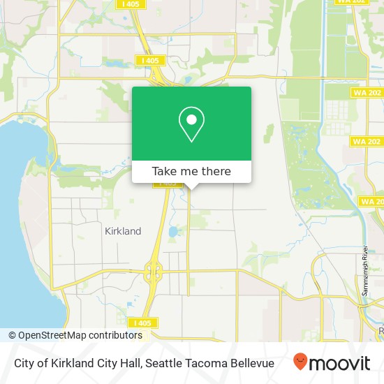 City of Kirkland City Hall map